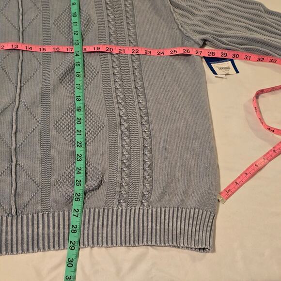 Arizona Grey Men's XXL Cable Knit Crew Neck Sweater - Picture 6 of 7